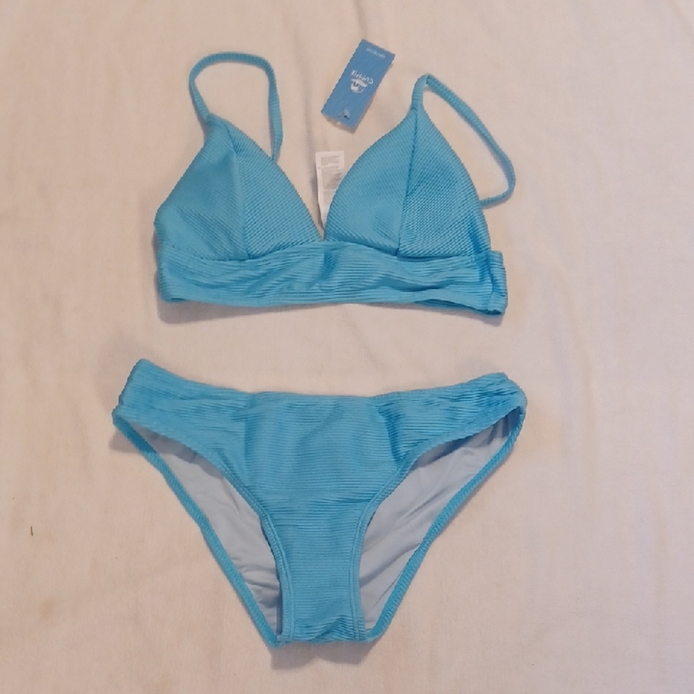 Cupshe Aqua Bikini Set Size Small